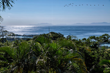 View of Roatan, Honduras, coast