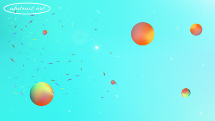 Professional abstract space background picture bright.