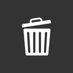 trash icon, Delete icon vector