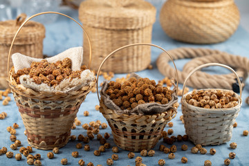 Turkish leblebi.Turkish Double roasted chickpea. Corum, Turkey