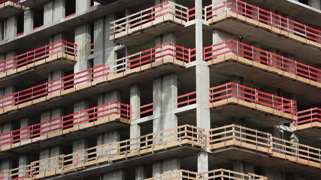 Exterior Frame of Partly Built Building