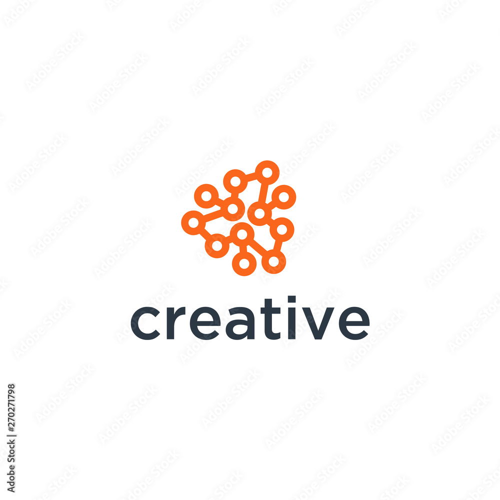 Poster abstract logo. minimalistic logo design. creative logo. beautiful and simple element.