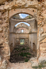 Fototapeta na wymiar Church ruins.