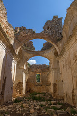 Church ruins.