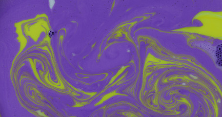 Fototapeta na wymiar Abstract psychedelic background. Ink in a multicolored liquid