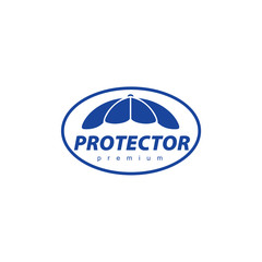 Best protection logo vector illustration isolated on white background.