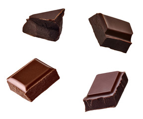 chocolate piece sweet food dessert falling