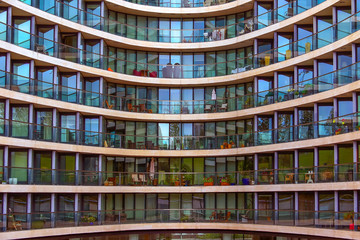 Modern buildings in Lisbon