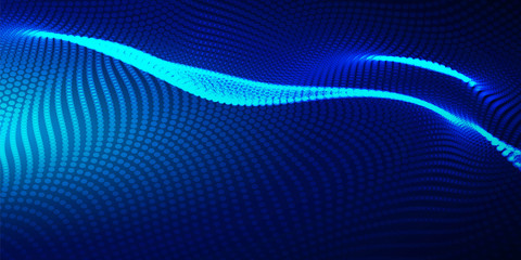 Abstract technology background with light effect