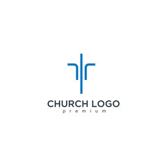 Church modern vector graphic abstract design template