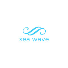 wave icon, water splash vector, abstract wave logo design vector template