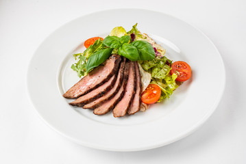 salad with beef and vegetables