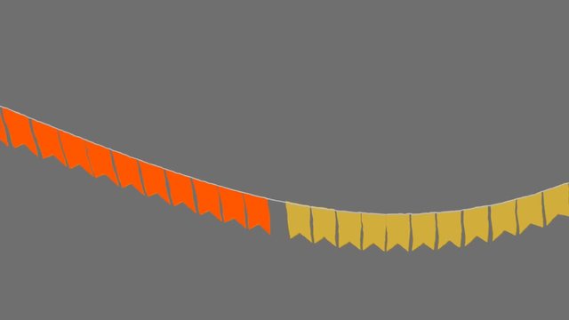Banderolas Laranja ,amarelo