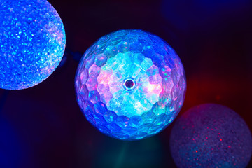 Boule à facette et son jeu de lumières