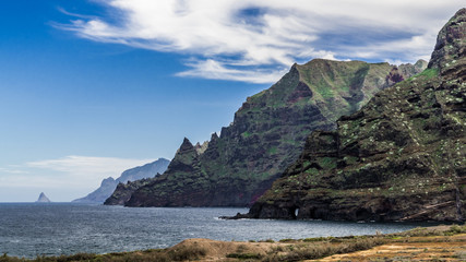 Small lagoons on the Atlantic coast