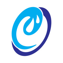 Wave icon on background for graphic and web design. Simple vector sign. Internet concept symbol for website button or mobile app.