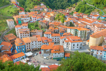 Fototapeta na wymiar Famous village of Cudillero in Asturias, Spain