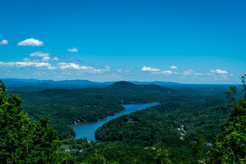 Much of the beauty you will see from hiking your way up to the top of Chimney rock and beyond it.