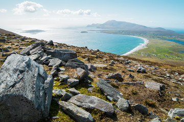 Fototapeta na wymiar Destination, Ireland shore and dramatic landscape