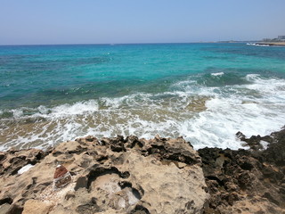 Beautiful clean sparling water in cyprus