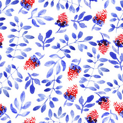 Watercolor floral pattern