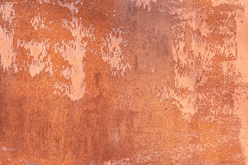 Fototapeta premium Old rusty sheet metal. Texture closeup. Unusual abstract background for the layout. Light photo.