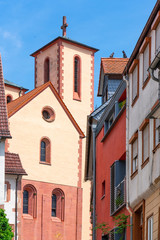 Fototapeta na wymiar Peterskirche Barbarossastadt Gelnhausen