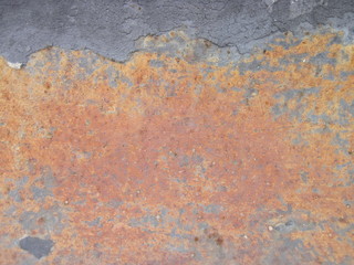 Rusted steel texture