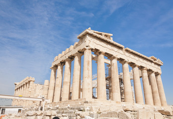 Obraz premium Świątynia Partenonu, Ateny, Grecja