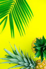 Fototapeta na wymiar Summer tropical fruit composition