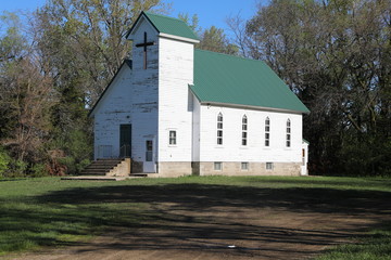 Church with the green roof