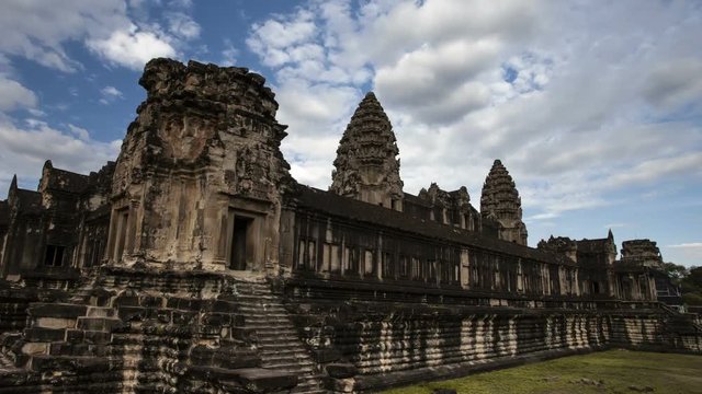 Beautiful cinematic timelapse Angkor Wat