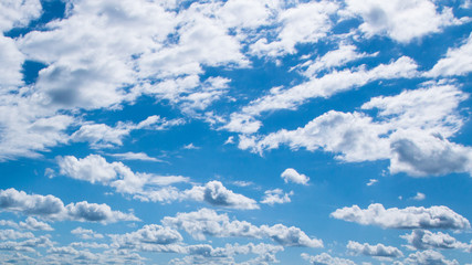 Clouds and blue sky pattern, Garda lake, Italy