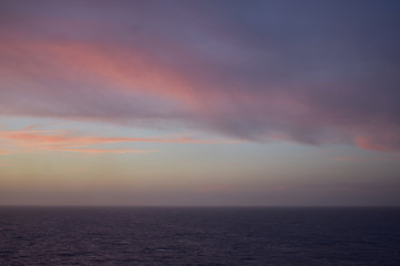 Sunset at Sea