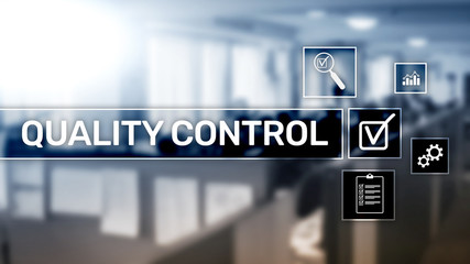 Quality control and assurance. Standardisation. Guarantee. Standards. Business and technology concept.
