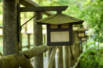lantern in the garden