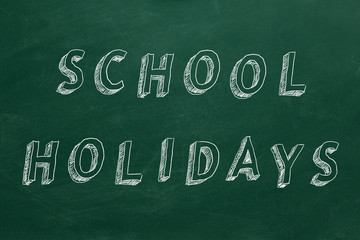 Obraz premium School holidays