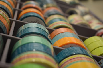 Blue and Orange Tape