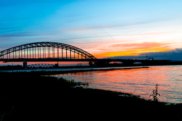 the Iconic Waalbridge in Nijmegen