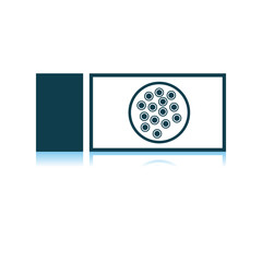 Bacterium Glass Icon