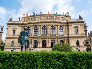 The Rudolfinum is a music auditorium and one of the most important neo-renaissance buildings in Prague