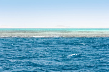 White Island underwater Red sea Egypt.