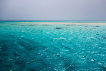 Red sea White Island Sea Seashore Sharm el Sheikh, Africa Egypt.
