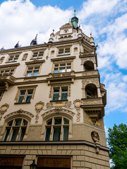 Beautiful Architectural details in Prague in the Czech Republic