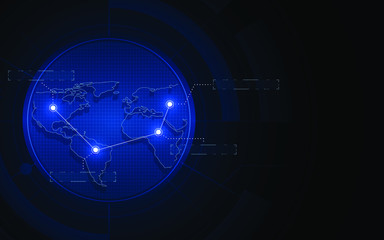 virtual map navigator transfer traffic hud digital design