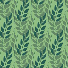 Herb leaves seamless pattern , Fashion, interior, wrapping consept.