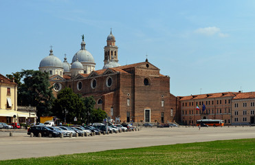 Fototapeta na wymiar The Basilica of Santa Giustina of Padua, Italy.