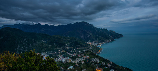 A cloudy day around the Amalfi coast of Italy , even though it was in the winter this place are still stunning with its iconic mountains and colorful beaches. 