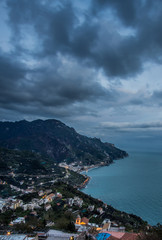 A cloudy day around the Amalfi coast of Italy , even though it was in the winter this place are still stunning with its iconic mountains and colorful beaches. 