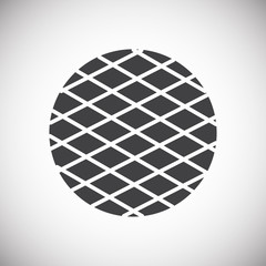 Cookie icon on background for graphic and web design. Simple vector sign. Internet concept symbol for website button or mobile app.